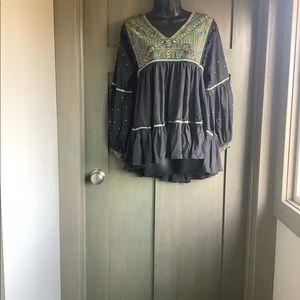 Free People Open Back Tunic